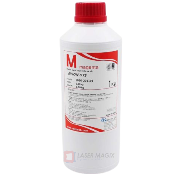 LITRO DE TINTA UNIVERSAL NDM DE1 LT EPSON MAGENTA
