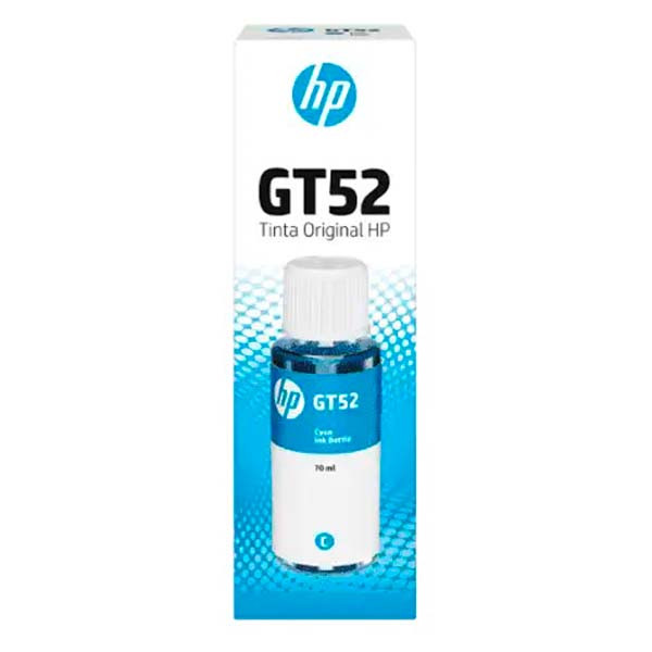 Tinta Original HP GT52 Cyan 70ml, 8000 Páginas