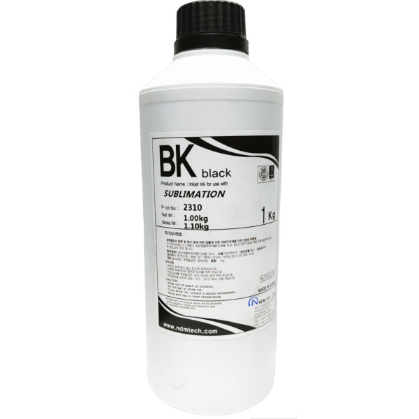 Tinta para sublimacion 1 Litro Black NDM